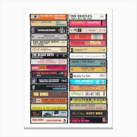 1964 Music - Cassette Print - Born in '64 Canvas Print