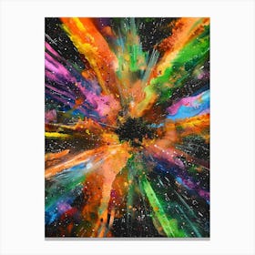 Explosion Of Color Canvas Print