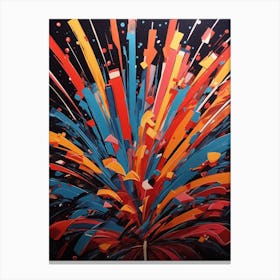 Firework Explosion Canvas Print