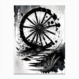 Water Wheel Canvas Print