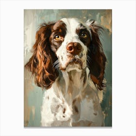 Springer Spaniel.Generated AI. Wall Art Print 4 Leinwandbild