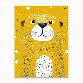 Yellow Sea Lion 1 Canvas Print