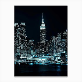 New York City At Night 9 Canvas Print