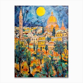 Siena Italy 2 Fauvist Painting Canvas Print