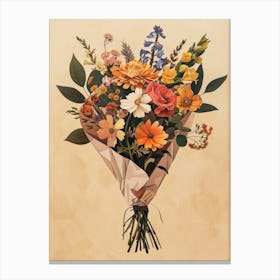 Bouquet Of Flowers 9 Canvas Print