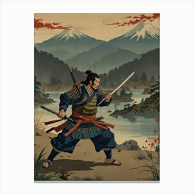 Samurai Warrior Canvas Print