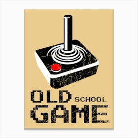 Old School Game Canvas Print