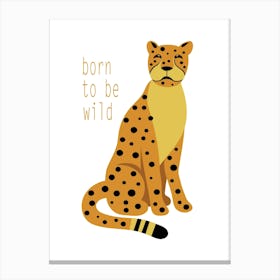 Cheetah Art for Nursery Canvas Print