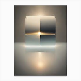 Abstract Squares Vector Canvas Print