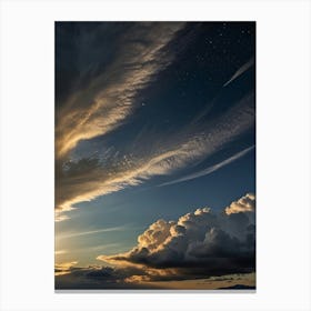 Clouds In The Sky 1 Canvas Print