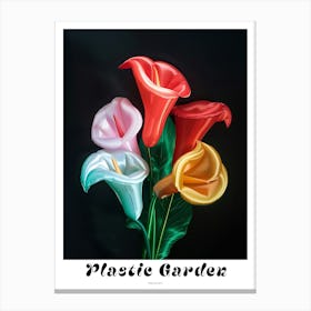 Bright Inflatable Flowers Poster Calla Lily 2 Canvas Print