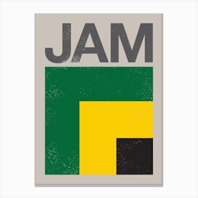 Jamaica Flag Canvas Print