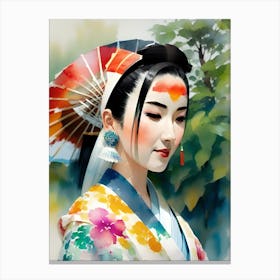 Asian Girl 12 Canvas Print