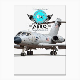 Hall-O-Gram Creations Aero Prototype Concept ~Reimagined 38 Canvas Print