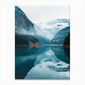 Reflections In Lake Banff Canvas Print