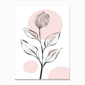 Nordic Rose Canvas Print