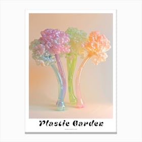 Dreamy Inflatable Flowers Poster Queen Annes Lace Canvas Print