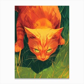 Orange Cat 11 Canvas Print