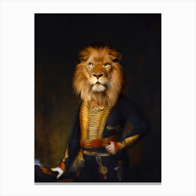 Royal Lion Kingston Pet Portraits Canvas Print