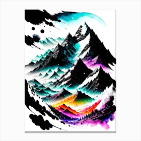 Mountains In The Sky 1 Canvas Print