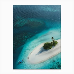 Island In The Maldives 19 Canvas Print