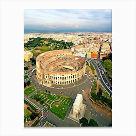 Colosseum In Rome Canvas Print