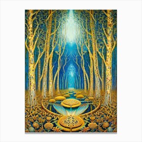 Forest Of Gold Canvas Print