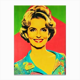 Tina Fey Colourful Pop Movies Art Movies Canvas Print