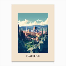 Florence 2 Vintage Travel Poster Canvas Print