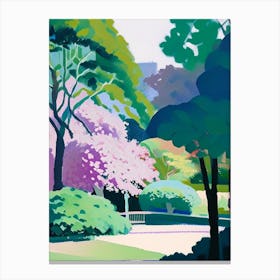 Shinjuku Gyoen National Garden, Japan Abstract Still Life Canvas Print