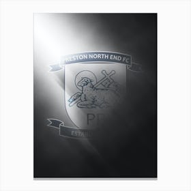 Preston North End Football Poster Canvas Print