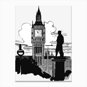 Big Ben England London Uk Landmark Canvas Print
