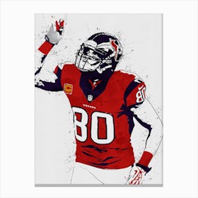 Andre Johnson Houston Texans Canvas Print