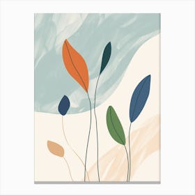 Abstract Leaves 2 Canvas Print