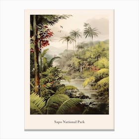 Sapo National Park Canvas Print