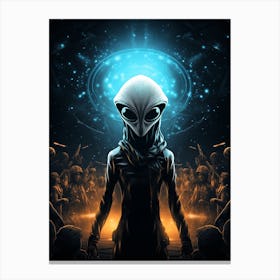 Gray Alien 01 Canvas Print