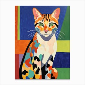 Colorful Cat 1 Canvas Print