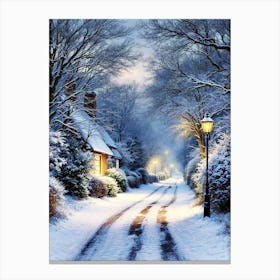 A Mocoup, Cotswold Night Serenity Canvas Print