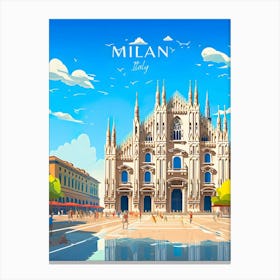 Italy Milan Travel Canvas Print