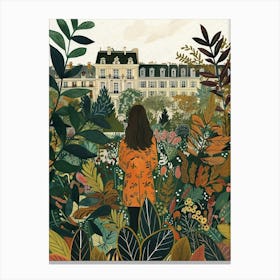 In The Garden Tuileries Garden France 2 Canvas Print