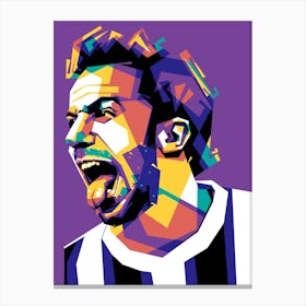 Del Piero Wpap Canvas Print