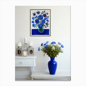 Blue Flowers 2 Canvas Print