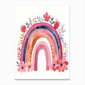 Watercolor Rainbow Canvas Print