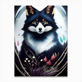 Gothic Fox Canvas Print