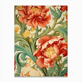 Floral Wallpaper 299 Canvas Print