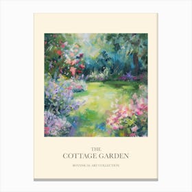 Cottage Garden Poster English Oasis 7 Canvas Print