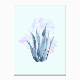 Holographic Succulent Canvas Print