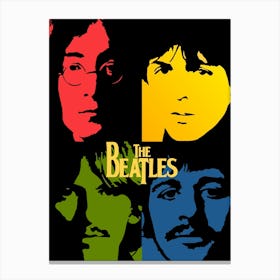 Beatles colorful Canvas Print