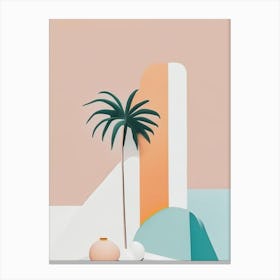 Aruba Simplistic Tropical Destination Canvas Print