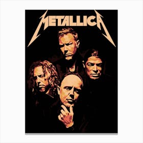 Metallica band music 1 Canvas Print